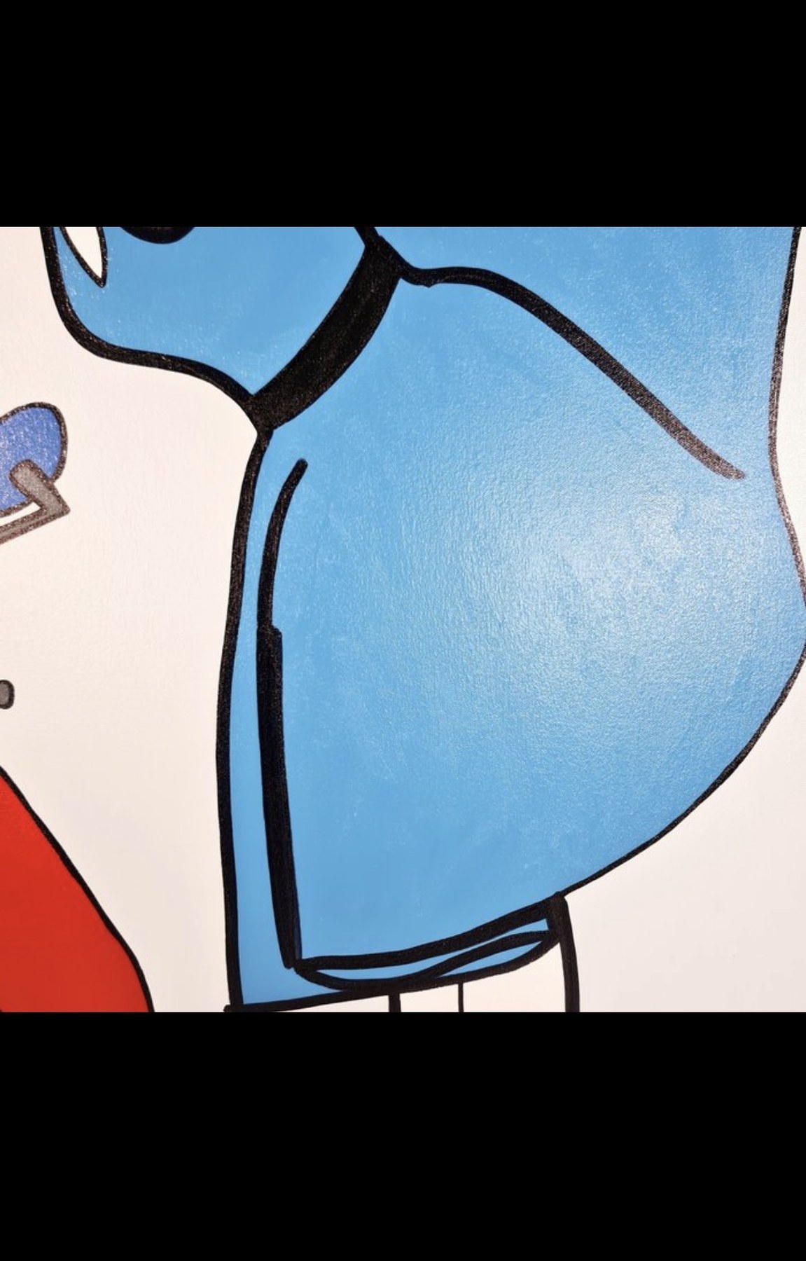Dettaglio abito blu