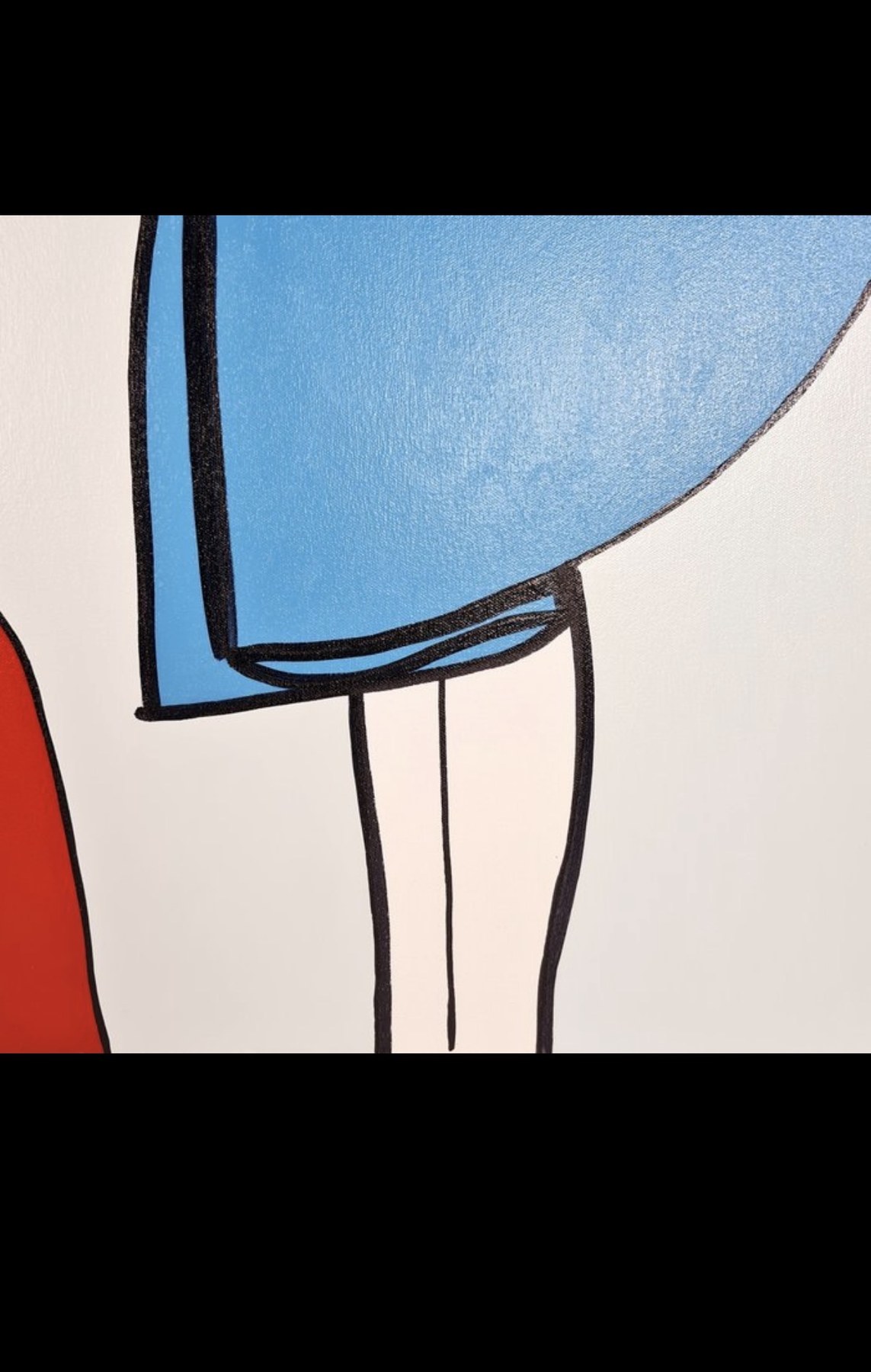Dettaglio parte inferiore figura femminile