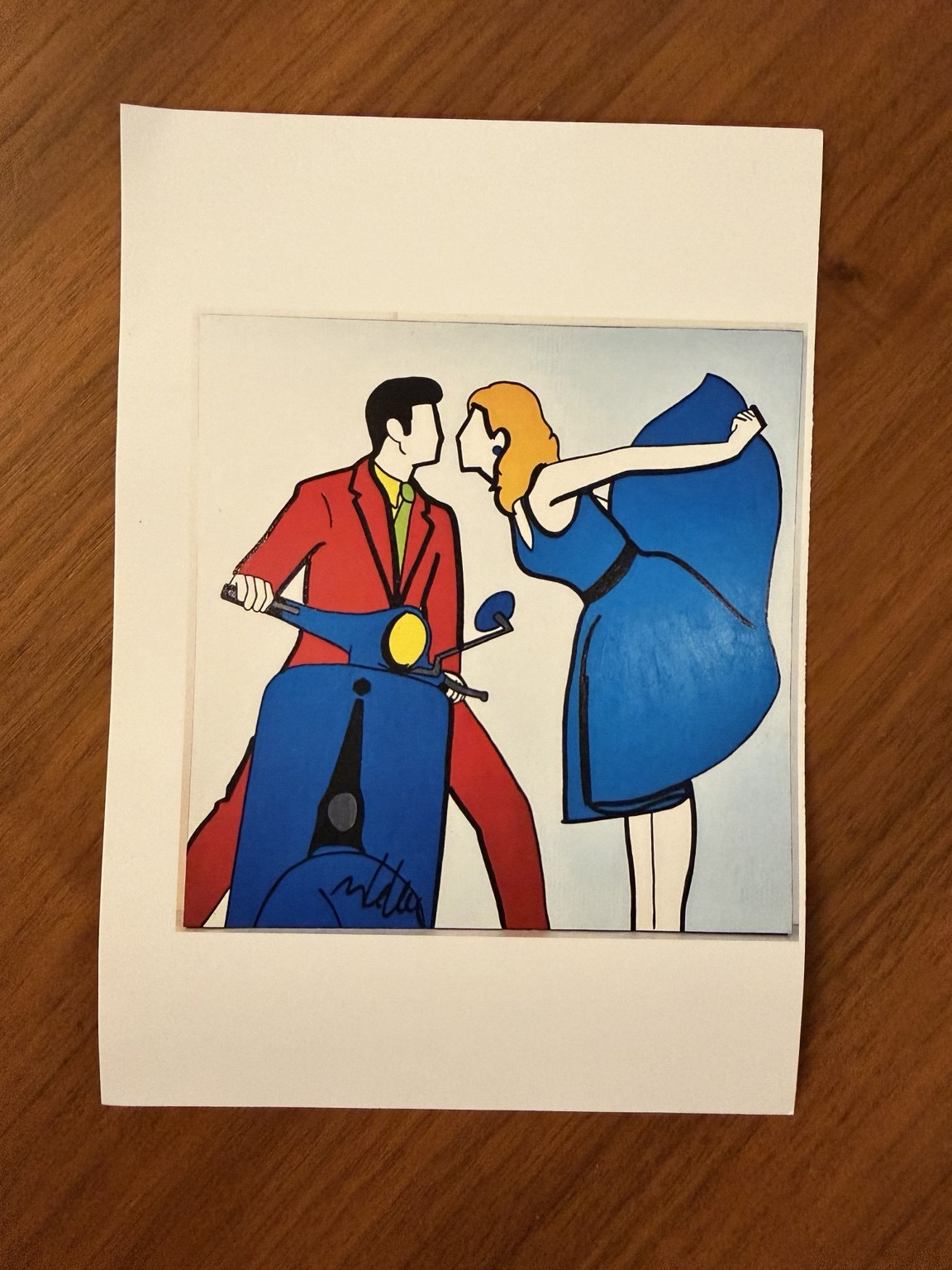 Documentazione con foto dell'opera